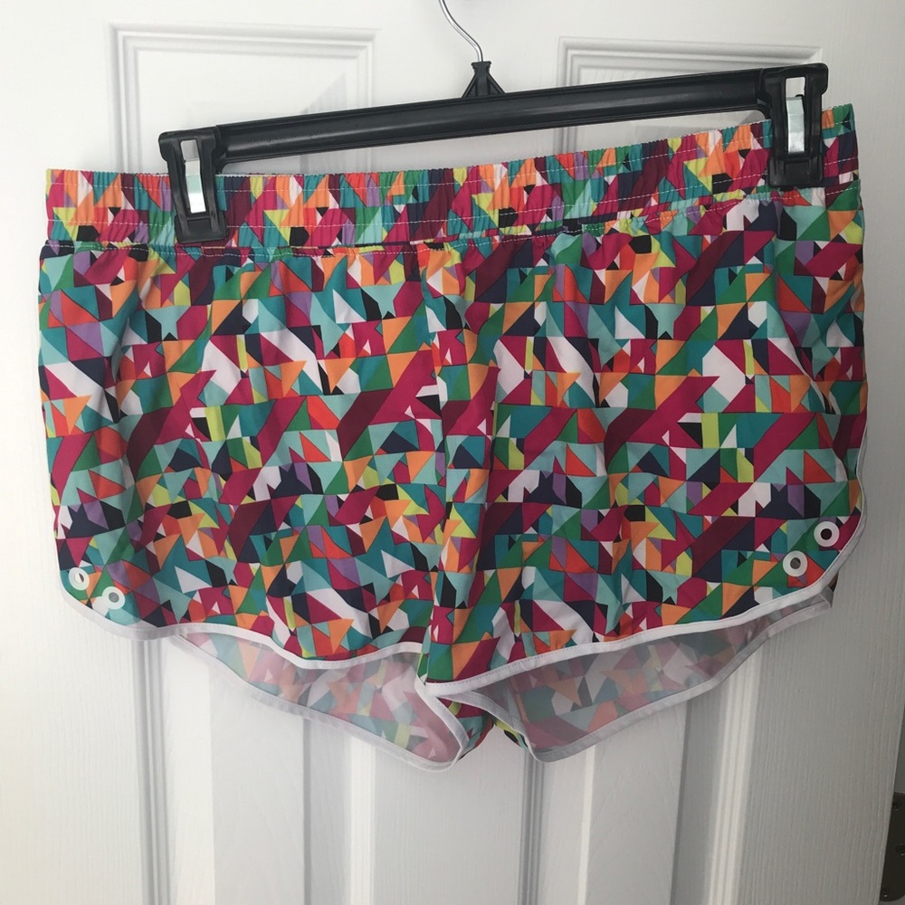 Fabletics Multi Color running shorts